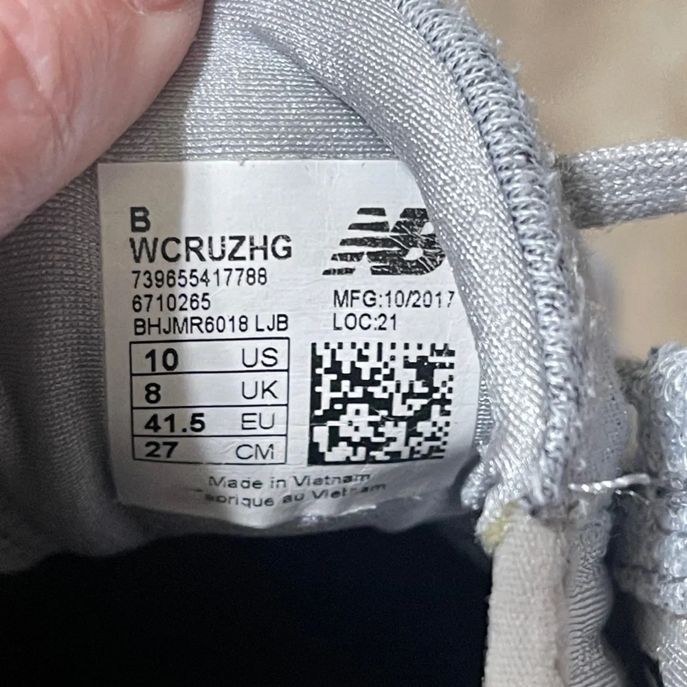 New Balance Women’s Cruz v1 Reissue Heather Gray Athletic Sneakers size 10 M - Picture 5 of 8